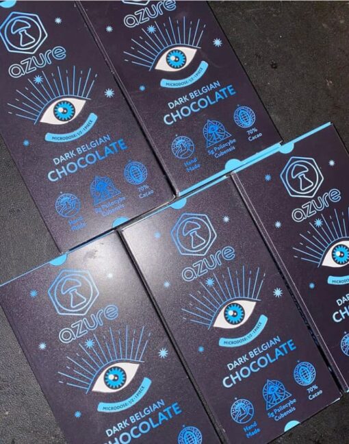 Azure Mushroom Chocolate Trippy bar